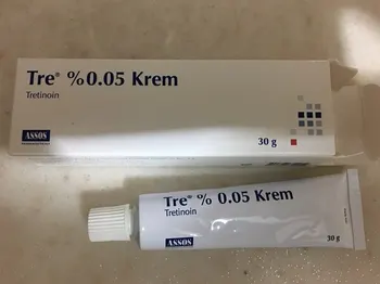 

Tre-30 gr Big Tube : Contains: 1 g TRE®, 0.5 mg Retinoic acid (Tretinoin) Anti aging Acne Scars Treatment Anti Wrinle Cream