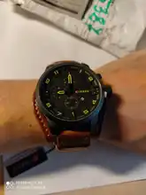 CURREN-Reloj deportivo estilo militar de cuarzo para hombre, cronógrafo con fecha y correa de cuero, marca superior de lujo, negocios, regalo, 8225