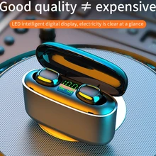 2020 NEW 3500mah LED Bluetooth Wireless Earphones Headphones Earbuds TWS Touch Control Sport Headset Noise Cancel Waterproof