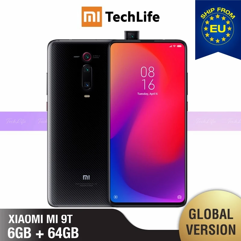 Глобальная версия Xiaomi Mi 9T 64Гб ROM 6Гб RAM (Совершенно новая/запечатанная) mi 9t mi9t 9 mi9