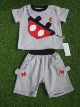 Nuevo verano ropa de bebé traje de niños moda niños niñas de dibujos animados camiseta pantalones cortos 2 unids/set niño ropa Casual niños chándales