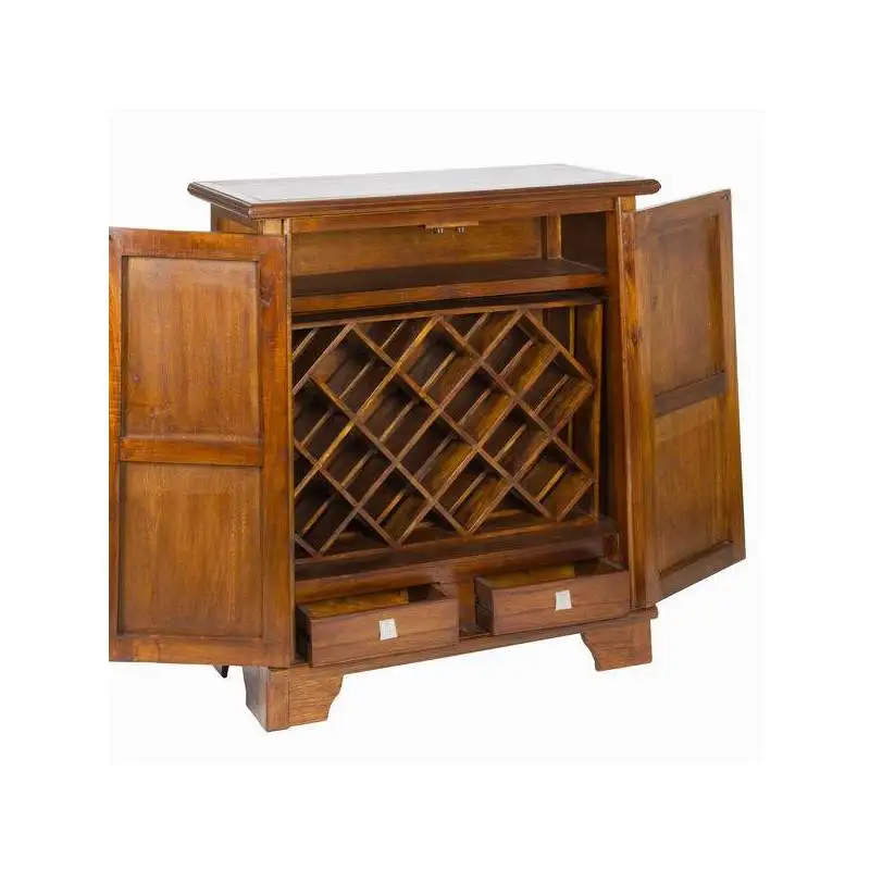 Винный стеллаж из дерева mindi(110x92x46 см)-коллекция Serious Line от Bravissima kitchen