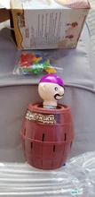 Divertido juego de la suerte para niños, broma, juego barril de pirata, NTDIZ1040, novedad