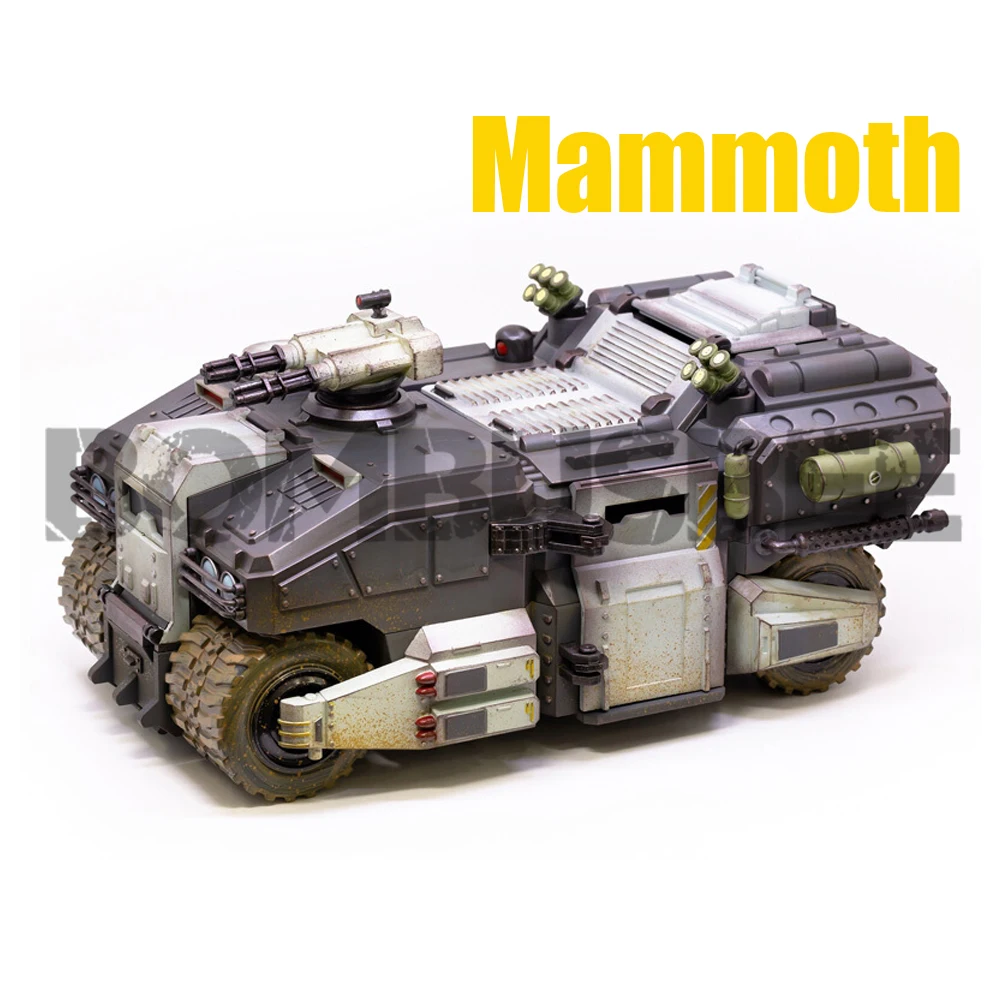 【In Stock】Action Figure Joy Toy Hardcore Model Mammoth Armored Car 1/27 Scale Vehicle Hand Paint Plastic ABS Fit 1/25 Figure
