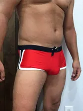 Pantalones de natación de talla europea para hombre, bañadores de secado rápido, plateados, de algodón, cortos, elásticos, para playa