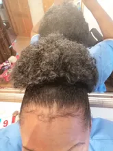 DIFEI Puff Afro rizado moño Peluca de cola de caballo de Afro corto rizado cola de caballo en el Clip moño de pelo sintético piezas de cabello