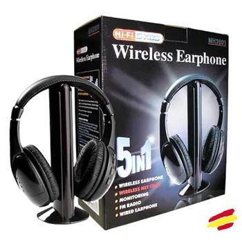 

Wireless Headset TV 5 in 1 DIGITAL HIFI + microphone for TV PC Music