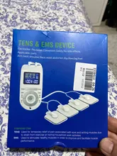 Decenas Máquina Masajeador EMS Masajeador de pulso electrónico Estimulador muscular nervioso eléctrico Acupuntura Fisioterapia de baja frecuencia