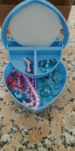 Conjunto de collar y pulsera de princesa Elsa para niños y niñas, caja de regalo de joyería con pinza para el pelo de Frozen 2, regalo de Navidad y vacaciones