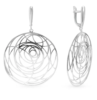 

Silver sunlight earrings sample 925