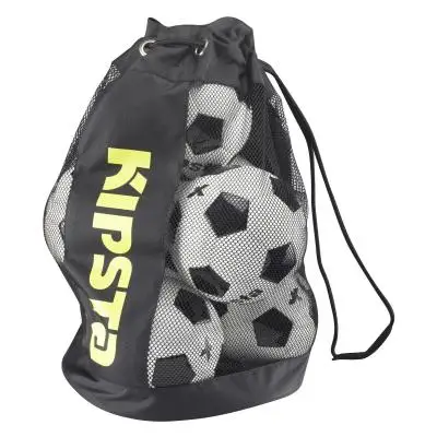 СУМКА-МЕШОК ДЛЯ 8 ФУТБОЛЬНЫХ МЯЧЕЙ KIPSTA. Decathlon - Цвет: Чёрный