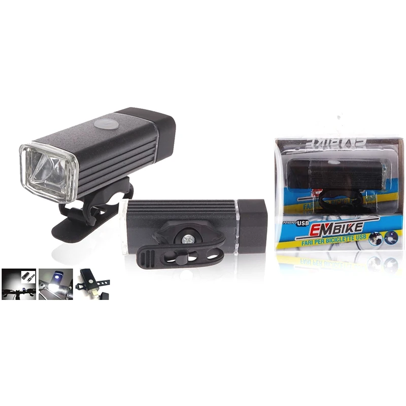 faro luz  para biciclette recargable usb