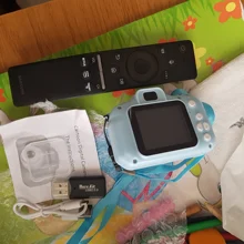 Mini cámara fotográfica digital 1080P para niños, Cámara de vídeo compacta para niños, juguete educativo, regalo de cumpleaños