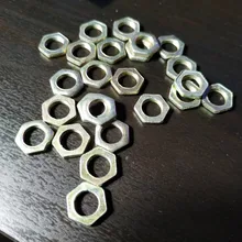 M7/M9/M10/M12-husillo de Zinc de Color blanco, con iluminación fina de dientes finos, inmaduras, M8/M14/M16