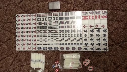 Japonês mahjong telhas/mão do agregado familiar para jogar mahjong telhas  transparente japonês mahjong 26 mm