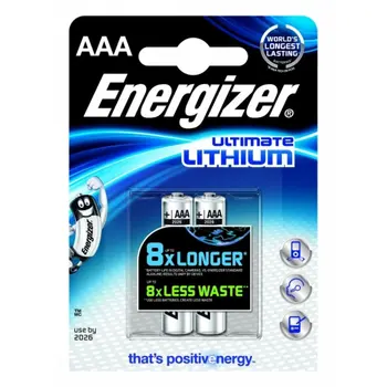 

Lithium battery Energizer model AAA 2er Blister