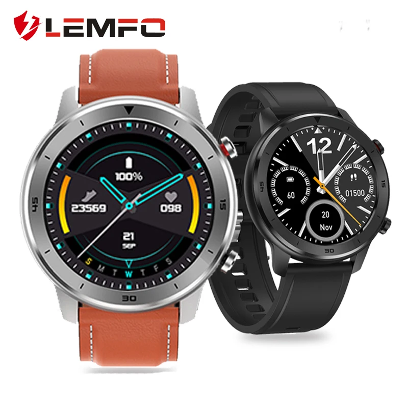 

LEMFO IP68 Waterproof Smart Watch Full Touch Screen Fitness Tracker Blood pressure Heart Rate Message-Reminder for men women