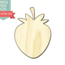 10 клубничных фруктов еда-на заказ Выберите свой размер Лазерная резка Деревянные Художественные товары для рукоделия Настенный декор свадебный детский DCS0508