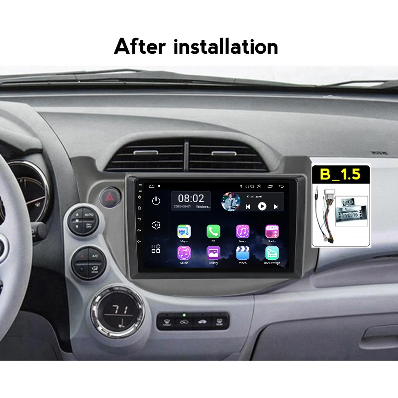 Оперативная память 2 Гб Встроенная 32GB Android автомобильный dvd для HONDA FIT JAZZ 2007 2008 2009 2010