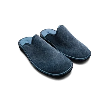 

Home-men's slippers-Slipper canvas blue