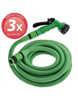 

Expandable hose Irrigation Compact 10 TO 30 Meters With Gun 7 Positions