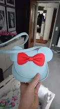 Monedero pequeño para niña, bolso de mano, monedero pequeño, para chico, con lazo, ratón, 2019