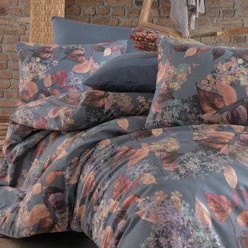 

Cotton Touch Ranforce Fall Gray Double Duvet Cover Set