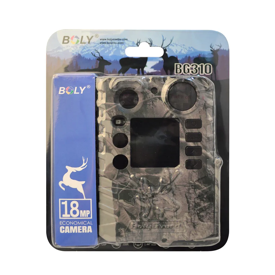 Hunting Trail Camera Boly BG310 27MP 720pHD Low Glow 940nm 0.7s 100ft Photo Traps Night Vision Use 2pcs 18650 Batteries hunting trail camera trail camera