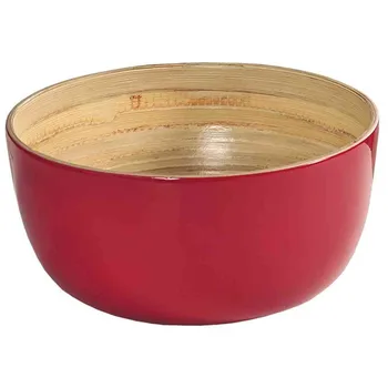 

BOWL SALAD BOWL BAMBU' GLAZED RED 25,5 cm