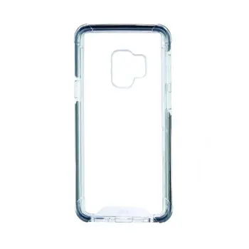 

Mobile cover Samsung Galaxy S9 KSIX Flex Armor TPU Polycarbonate Black Transparent
