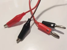 Lead-Connector Probe Measure-Tool Multimeter Crocodile-Clip Test-Cable Banana-Plug Alligator