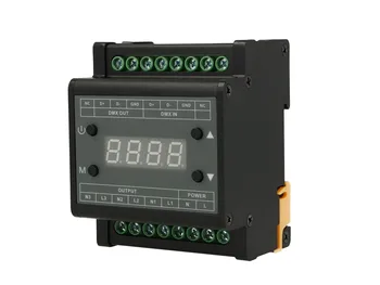 

Controller DMX Led Triac Dimmer 220V 3 channel control transformer Triac dimmable with DMX signal