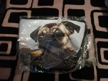 Bolsas de cosméticos con estampado de perro Pug 3D para mujer, Mini bolso de viaje con diseño de pavo real, bonito para Neceser de maquillaje