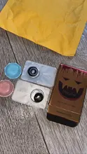 2 unids/par-lentillas de colores para disfraz de Halloween, lentes de contacto para ojos de Anime, colores para Cosplay, Rojo