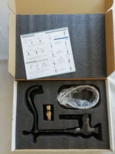 Montaje en cubierta de baño grifo de cocina monomando giratorio 360 lavabo mezclador grifos negro mezcladores de agua caliente y fría