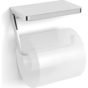 

Langberger accessories toilet paper holder with chrome shelf (35041b)