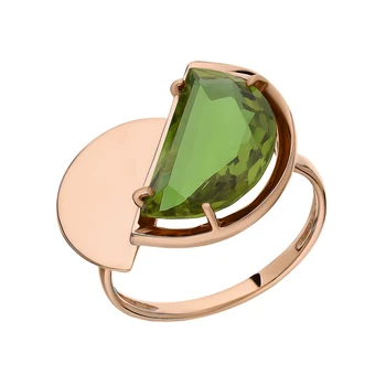 

Gold ring with sultanites synthetic sunlight sample 585