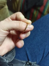 KISSWIFE-Juego de 8 anillos de color dorado para mujer, diseño redondo simple, hecho a mano, anillo geométrico, regalos de joyería para mujer