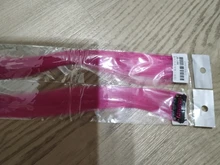 Lupu-extensiones de cabello sintético para niña, horquilla larga y lisa con un Chip en color arcoíris resaltado, para cabello falso