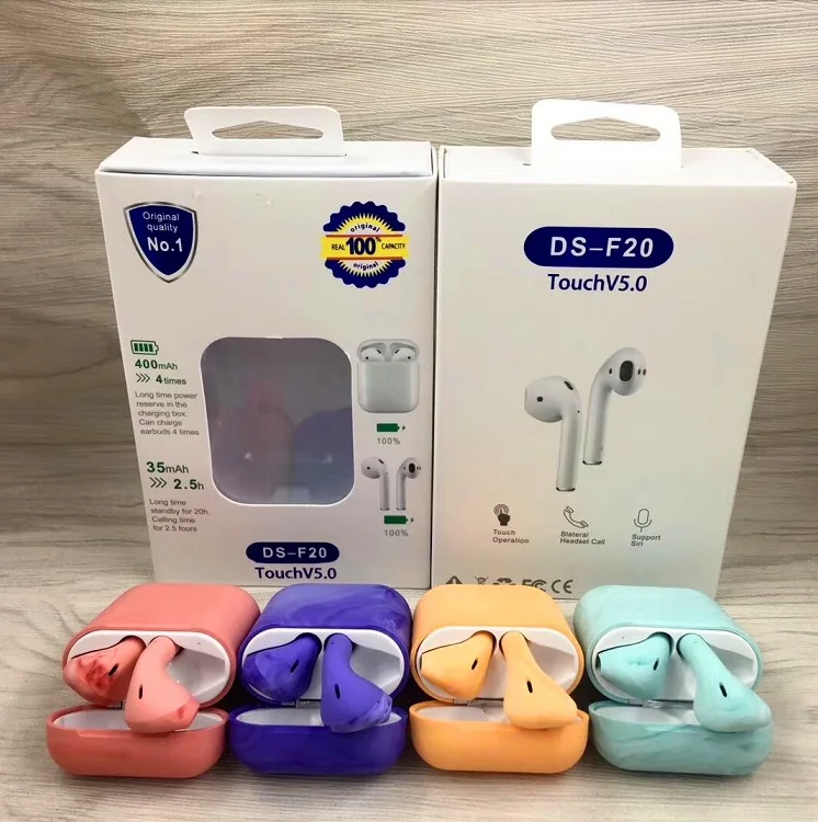Беспроводные наушники DS-F20 TWS(Фиолетовый