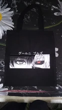 Bolso de lona estilo Anime Tokyo Ghoul Harajuku para mujer, bandolera clásica de gran capacidad, estilo gótico