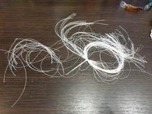 Lunker resplandor luminoso Ultravioleta fluorescente volar hilo de pesca strand línea de cuerda atar diy material ayudar ganchos moscas