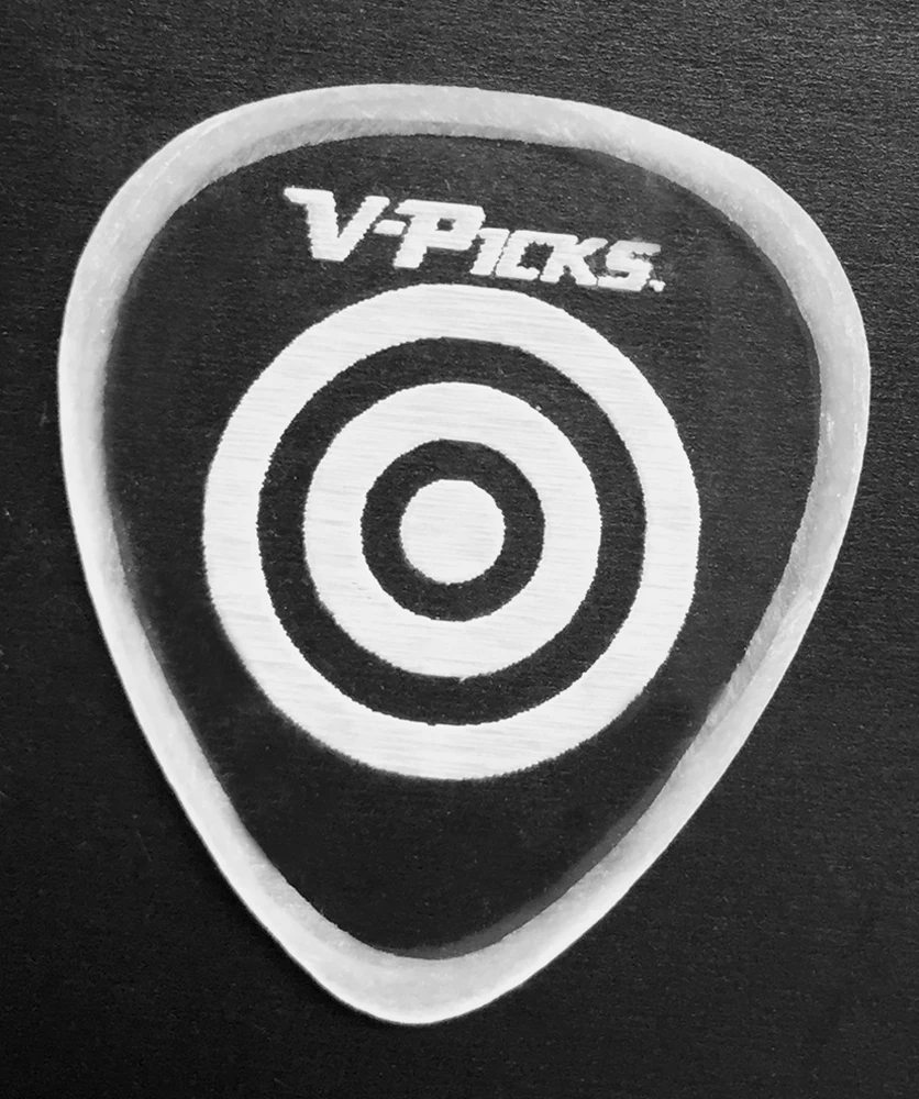 V pick. Bullseye pick.