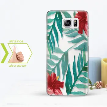 

Personalized Custom Samsung Galaxy Note 5 Slim Clear Silicone Phone Cover (Flower Temalı-15)