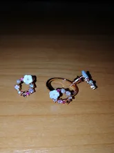 Anillo de boda con diseño de flores y mariposas para mujer, sortija de boda con circonita de oro rosa, Glamour, regalo para niñas, joyería creativa