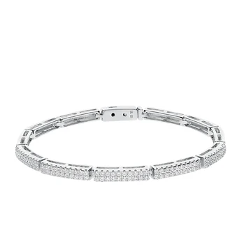 

Silver Bracelet with cubic zirconia sunlight sample 925