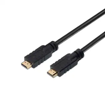 

Hdmi cord aisens a120-0373 - premium high speed-4k 60hz-with repeater-connectors type to male-male-15m-Black