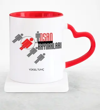 

Personalized Professional Human Resources Red Heart Mug Cup