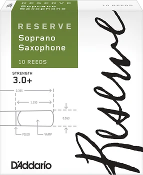 

Dir10305 reserve cane for soprano saxophone, size 3.0 +, 10 PCs, Rico