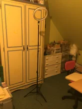 Anillo de luz Led para selfi, lámpara con soporte móvil, trípode, anillo de luz para retransmisión de vídeo en vivo
